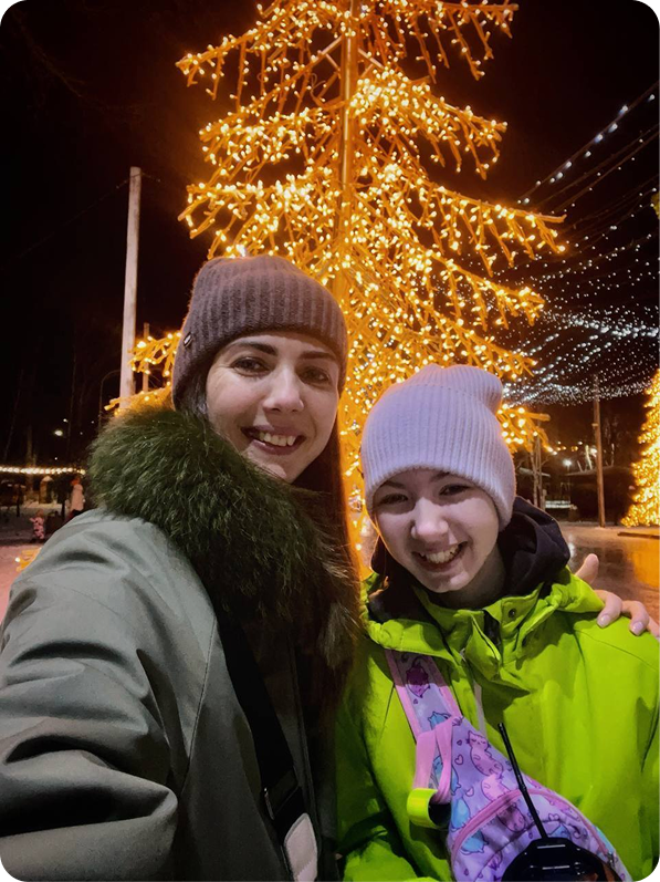 Varia and her mother